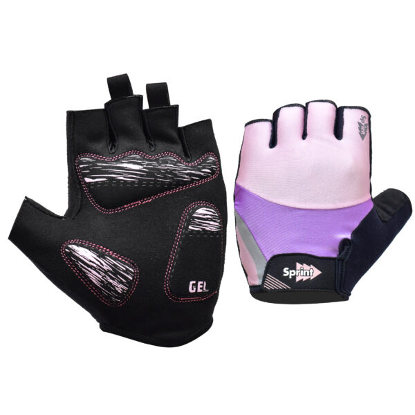 Art No : SS-417 </br>HALF FINGER CYCLING GLOVES