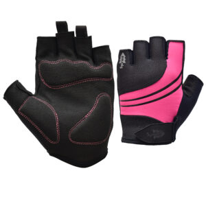 Art No : SS-415 </br>HALF FINGER CYCLING GLOVES - Image 2