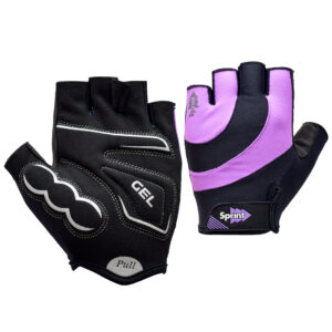 Art No : SS-409 </br>HALF FINGER CYCLING GLOVES - Image 2