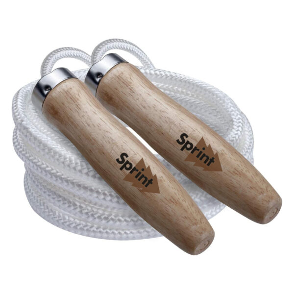 Art No : SS-5309 </br>Heavyweight Nylon Ball Bearing Speed Jump Rope with Wood Handles