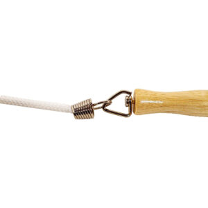 Art No : SS-5302 </br>Jump Rope with Spring Loaded Wooden Handles - Image 3