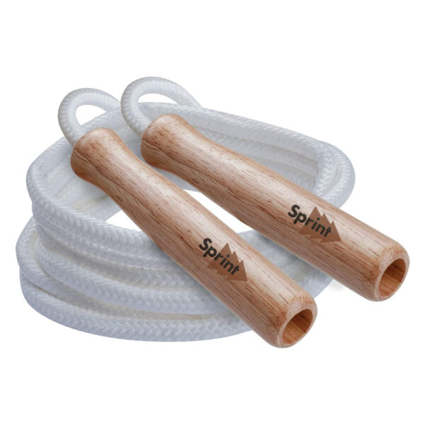 Art No : SS-5307 </br>Classic Nylon Jump Rope with Wood Handles